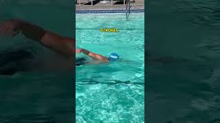 Spot the Difference in this swimmers freestyle stroke [upl. by Kcirrez]