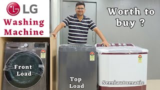 Best LG Washing Machine 2023⚡LG Front Load top Load amp Semiautomatic Washing machine [upl. by Alva]