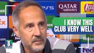 Adi Hütter TALKS about the UCL GAME between AS Monaco and Dinamo Zagreb [upl. by Airemat428]