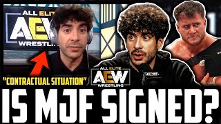 AEW Tony Khan SHOOTS On MJF CONTRACT STATUS  Matt Striker MLW Matt Riddle Comments CONTROVERSY [upl. by Arekat]