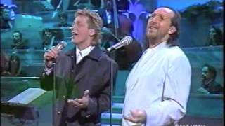 Alessandro Bono e Andrea Mingardi Con un amico vicino Sanremo 1992 [upl. by Quintin]