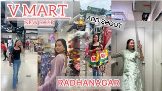 V mart Radhanagar  Add shoot 📷  RumiDebbarmaofficial [upl. by Netsryk25]