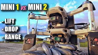 DJI Mavic MINI 2 vs MINI 1  Remote Air Drop Lift amp Range Test Comparisons InDepth More CRASHING [upl. by Novets]