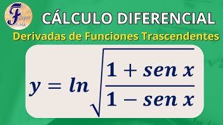 Como Derivar Funciones Trascendentes ejemplo 1 [upl. by Lotsirb950]