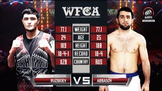 Нурсултан Рузибоев vs Кямран Аббасов  Nursultan Ruziboev vs Kiamrian Abbasov  WFCA 50 [upl. by Ahseikal342]