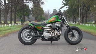 Harley Davidson 883 Bobber 2008 By KM X [upl. by Anabal235]