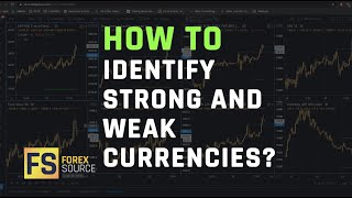 How To Identify Strong And Weak Currencies [upl. by Mcferren]