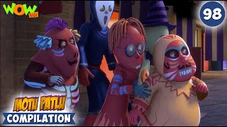 Halloween Day  Motu Patlu Season 13  Compilation 98  Motu Patlu New  Cartoons For Kids spot [upl. by Samale]