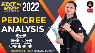 Pedigree Analysis Class 12  NEET 2022 Preparation  NEET Biology  Bhumika Maam [upl. by Atinas]