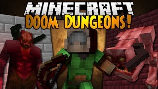 Minecraft Mod Showcase DOOM DUNGEONS [upl. by Ahsinak]