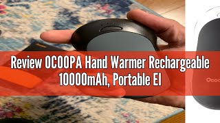 Review OCOOPA Hand Warmer Rechargeable 10000mAh Portable Electric WarmerUSB Battery OperatedUp to [upl. by Juna]