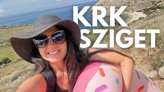 Krk sziget vlog Horvátország TOP strandok szerintünk  látnivalók programok 2024 nyár [upl. by Allicerp]