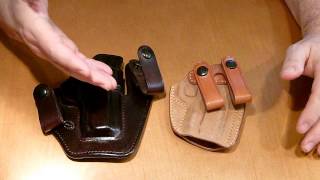 Milt Sparks and Galco Royal Guard IWB Leather Holsters [upl. by Htebizile]