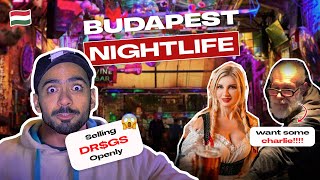 Crazy Nightlife Of Budapest  Hungary  The Muscular Tourist [upl. by Asiruam]