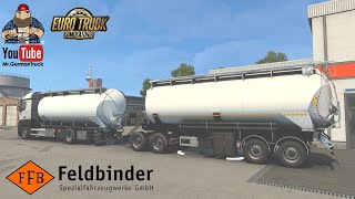 ETS2 v141 Feldbinder KIP trailer pack v16  Feldbinder Rigid Addon for all Trucks [upl. by Newcomer390]