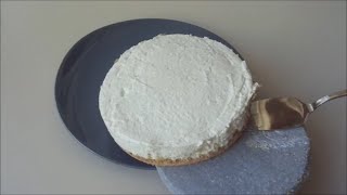 How to make lemon cheesecake no bake cake  cheesecake al limone non cotta [upl. by Yuji]