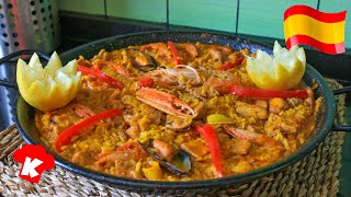 ᴸᴬ Paella Valenciana Mixta  AUTENTICA RECETA Paso a Paso [upl. by Bascio]