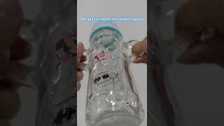 Safety coated glass bottlesilicone coated glass baby bottlebreakthrough technology babybottle [upl. by Cord]