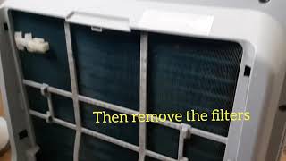 How to clean portable air conditioner filters [upl. by Grissel468]