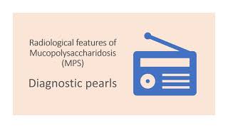 Radiological features of Mucopolysaccharidosis MPS [upl. by Eenaej]