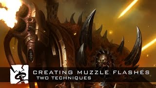 Creating Muzzle Flashes  Two Techniques [upl. by Nyberg]