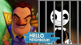 HELLO NEIGHBOUR TAKES BENDY  Minecraft Hello Neighbour [upl. by Cinderella173]