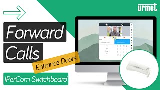 How to Forward an Entry Panel Call to an Apartment Using the Handset  Urmet IPerCom Switchboard [upl. by Llemhar]