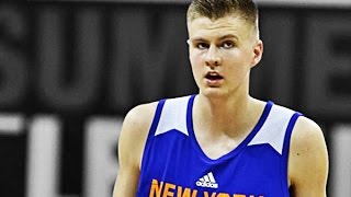 Kristaps Porzingis 2015 NBA Summer League Highlights [upl. by Pietje]