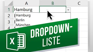 DropdownListen in Excel erstellen  Auswahlliste mit DropdownMenü erstellen [upl. by Rihat929]