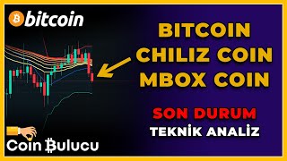 BITCOIN  CHILIZ COIN  MBOX COIN  SON DURUM TEKNİK ANALİZ [upl. by Buford]