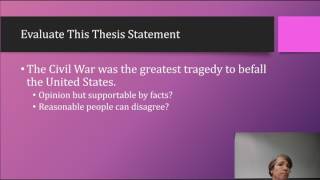 What Makes a Good Thesis Statement [upl. by Aisilef]