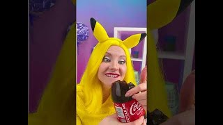 😱 PIKACHU VS SONIC JELLY CHALLENGE 123go food funny chsllenge [upl. by Verene]