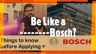 Bosch Recruitment Process  Things to know Before Applying to Bosch [upl. by Sissy]