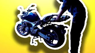 MONTAGE ET ESSAI DU POTS AKRAPOVIC SUR FZ6👌 [upl. by Anot451]