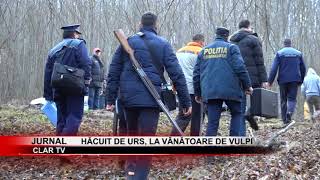 Stiri 06 12 217  Hăcuit de urs la vânătoare de vulpi [upl. by Ttirb511]