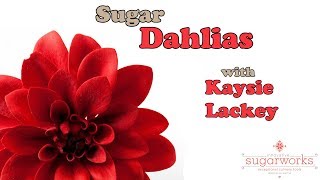 How to Make Stunning Sugar Dahlias [upl. by Noskcaj180]