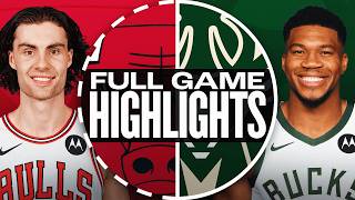 BULLS at BUCKS  NBA PRESEASON FULL GAME HIGHLIGHTS  October 14 2024 [upl. by Alyakam506]