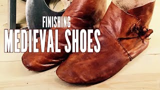 Make Medieval Shoes Part 2 [upl. by Tomaso824]