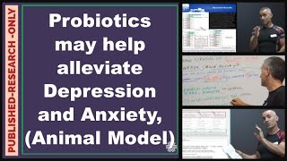 Probiotics may help alleviate Depression and Anxiety ⚪ Animal Model [upl. by Gherlein]