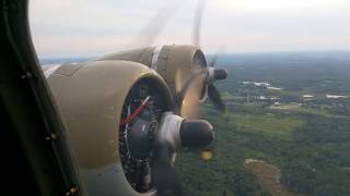 Ride in Crashed B17 Collings Foundation 909 RIP 7 killed [upl. by Andromede]