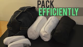 How to Pack Clothes for Traveling 👕💼 [upl. by Klemens]