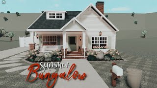 Bloxburg  Summer Bungalow house  85k Speedbuild Yas4mn [upl. by Nawrocki]