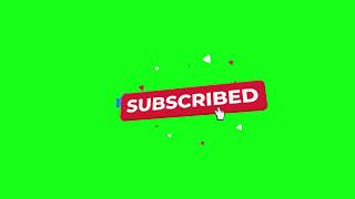 Like Share Subscribe Green Screen copyrightfree greenscreen likesharesubscribe subscribe button [upl. by Cutty]