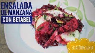 Ensalada de Manzana con Betabel  ElSazóndeSilvia [upl. by Fairleigh104]