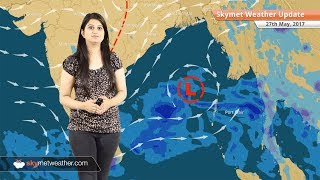 Weather Forecast for May 27 Low Pressure in Bay rain in Bengaluru Hyderabad [upl. by Adai]