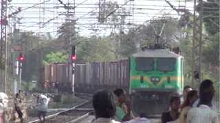 GREEN MONSTER  INDIAS MOST POWERFUL 6000HP WAG9 ENGINE ARRIVES IN STYLE [upl. by Otcefrep]