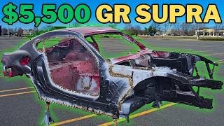 Completely Rebuilding My WRECKED GR Supra Chassis  Crumpled Up Supra Rebuild Part 7 [upl. by Nirda]