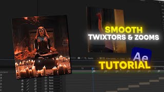 Smooth Zooms and Twixtor  After Effects TUTORIAL [upl. by Ylnevaeh]