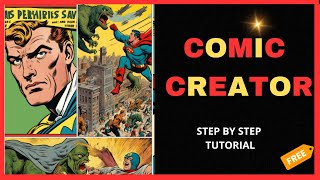 Create Comic Strips or A Comic Book With AI For Free [upl. by Sheline720]