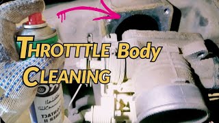 How To Clean A Throttle BodyThe Right Way Of Nissan Civilian 2014 [upl. by Laeahcim]